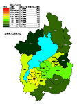 滋賀県の人口密度