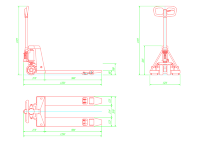 ハンドパレットトラック　1.5ton（Bishamon）