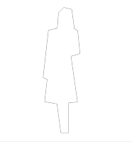 人物の添景図、女性、立面図、ｊｗｃ用