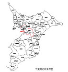 千葉県の白地図 Cad Data Com