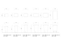 ゴミ入れ容器(フランス製)　DWG