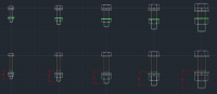 六角ボルト ダイナミックブロック dwg