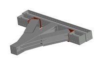 3D支保工　H300-自在角度ピース
