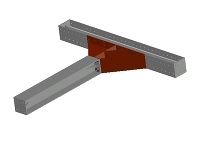 3D支保工　H300-火打ちピース