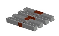 3D支保工　H350-ｶﾊﾞｰﾌﾟﾚｰﾄ