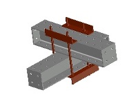 3D支保工　H200-交叉部ピース